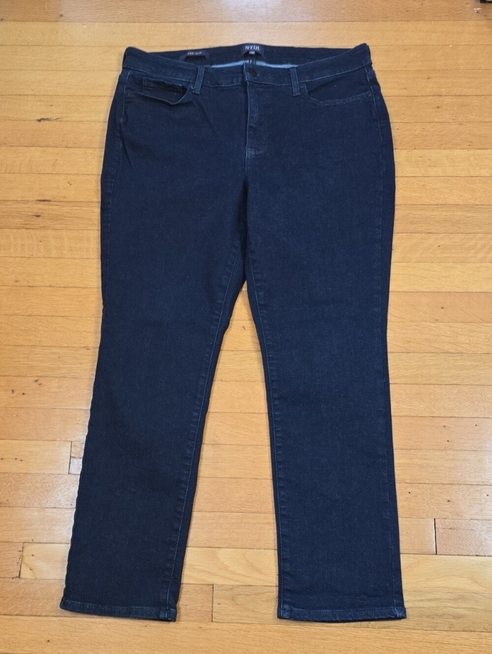 NYDJ, Sheri Slim Lift Tuck Jeans, Dark Wash, EUC, Women's 12P